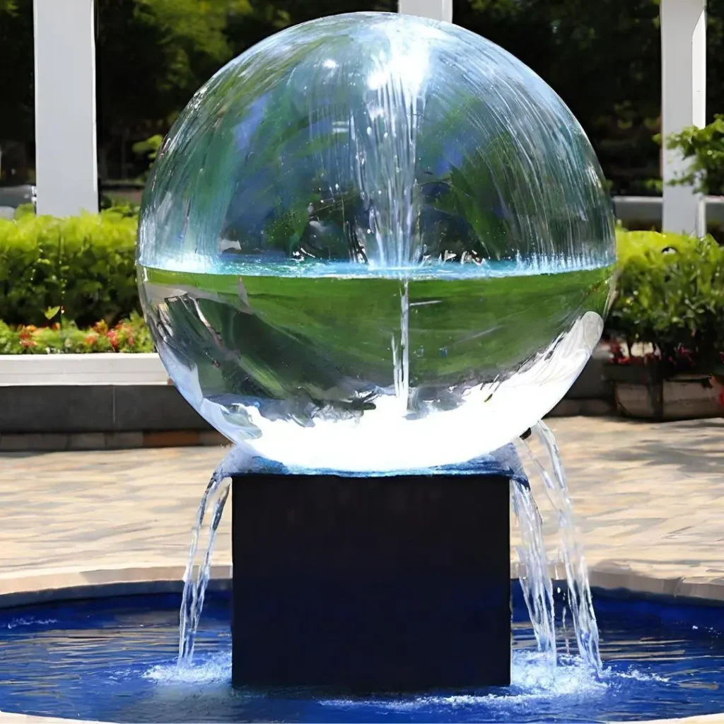 acrylic garden decoration acrylic sphere