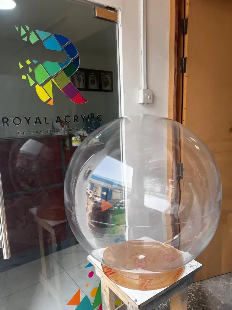 acrylic globe hollow sphere